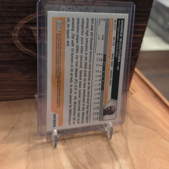 2005 Topps Andrew McCutchen Rookie Card Pirates Future HOF - Picture 3 of 3